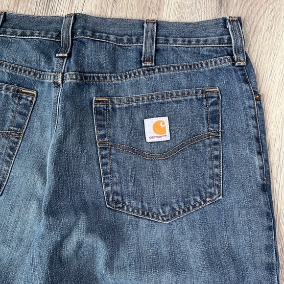 Carhartt 101483-968 Mens 5 Pocket Jeans Size 34x30 Cotton Blend - Picture 7 of 8